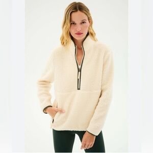 Solits59 Libby 1/2 Zip Fleece - Cream